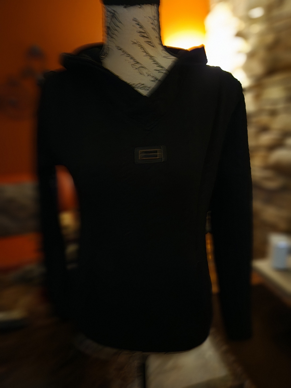 Dolce & Gabbana Black Quilted Logo Sweater